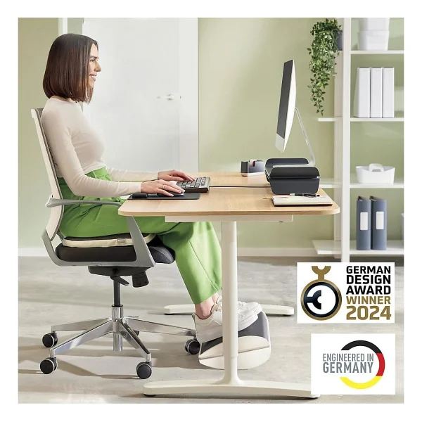 Leitz 6503 Ergo Ayarlanabilir Bilgisayar Ayak Desteği - Gri - Görsel 2
