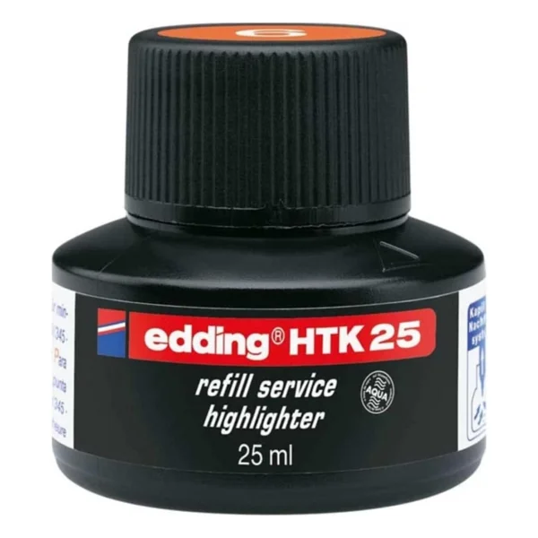 Edding Htk 25 Pembe Fosforlu Kalem Yedek Mürekkebi - Görsel 5