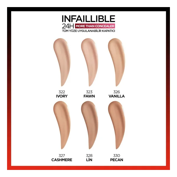 L'oreal Paris Infaillible More Than 322 Ivory 11 Ml Likit Kapatıcı - Görsel 9