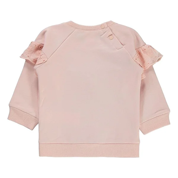 Civil Baby Kız Bebek Sweatshirt 6-18 Ay Açık Pudra - Görsel 2