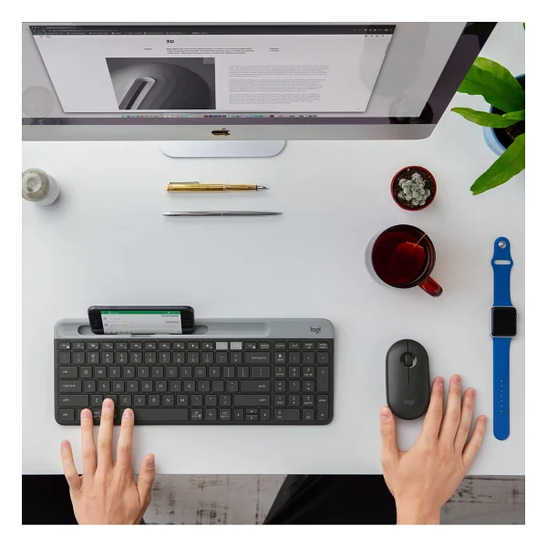 Logitech K580 Slim Q Kablosuz Klavye - Görsel 3