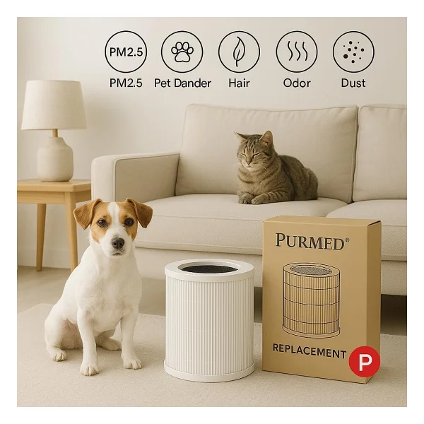 Purmed Xiaomi Smart Pet Care Air Purifier Uyumlu Hepa + Karbon Filtre - Görsel 4