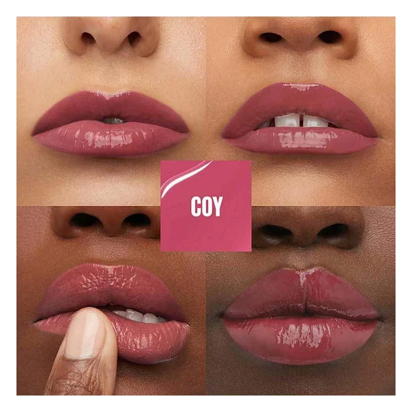 Maybelline New York Super Stay Vinyl Ink Parlak 20 Coy Likit Ruj - Görsel 3