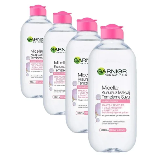 Garnier Micellar Hassas Ciltler Kusursuz 400 Ml Makyaj Temizleme Suyu - Görsel 3