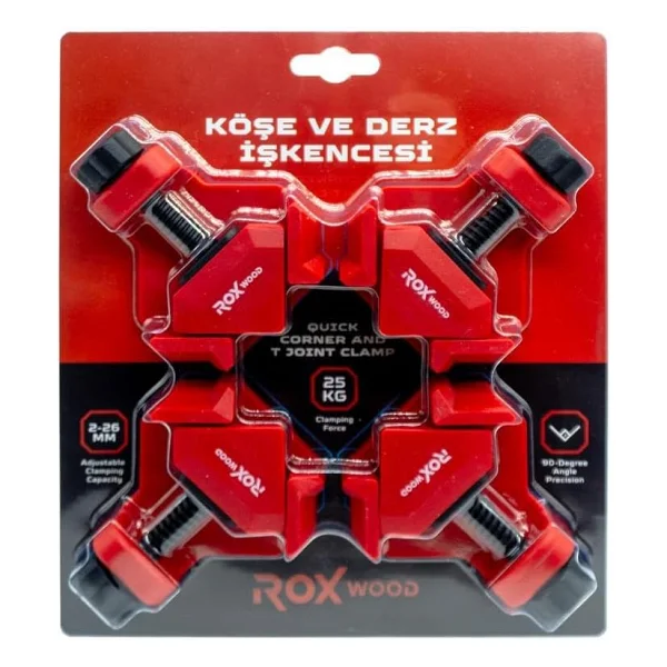 Rox Wood 0302 2-26 mm T Bağlantı Hızlı İşkence Seti - Görsel 2