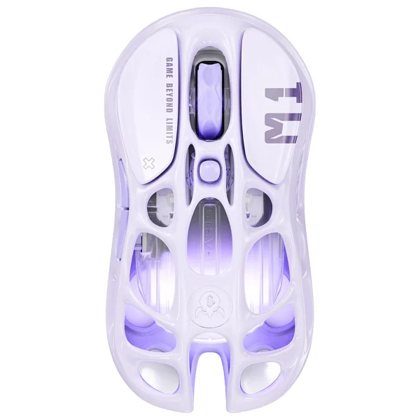 GravaStar Mercury M1 Pro Special Edition Mavi Şarjlı Makrolu Optik Kablolu/Kablosuz Oyuncu Mouse - Görsel 10