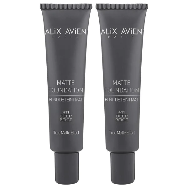 Alix Avien Matte E Vitamini İçeren 411 Deep Beige 40 Ml Likit Fondöten - Görsel 4