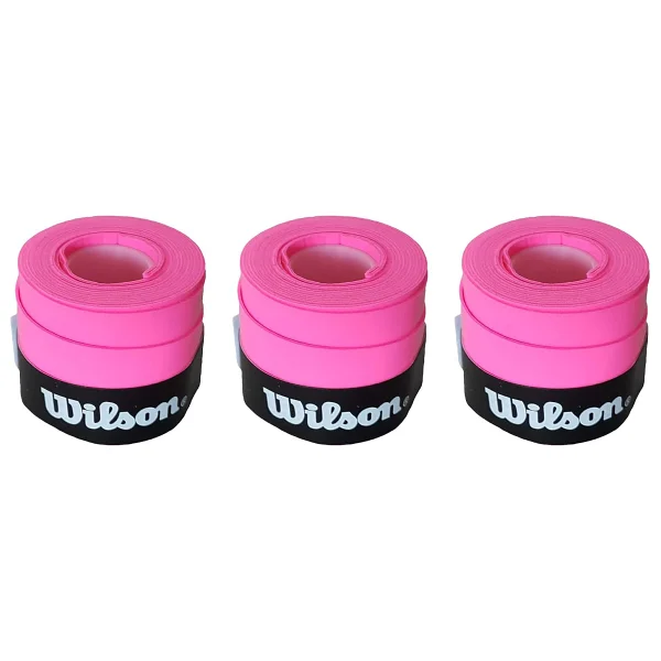Wilson Comfort Bowl O'Grips Overgrip 3 Adet Grip Tenis Raketi Gribi (Sarı) - Görsel 5