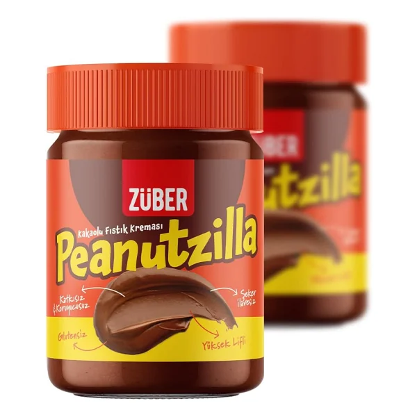 Züber Peanutzilla Kakaolu Fıstık Kreması 315 Gr - Görsel 10