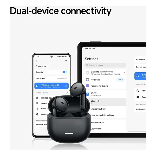 Xiaomi Redmi Buds 8 Active TWS Kulak İçi Bluetooth Kulaklık - Görsel 8