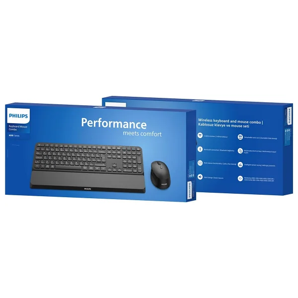 Philips Spt6607 Kablosuz Klavye Mouse Seti - Görsel 9
