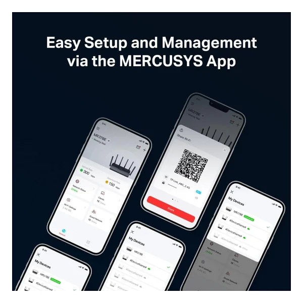 Mercusys Mr37be 4 Port 6500 Mbps Router - Görsel 9
