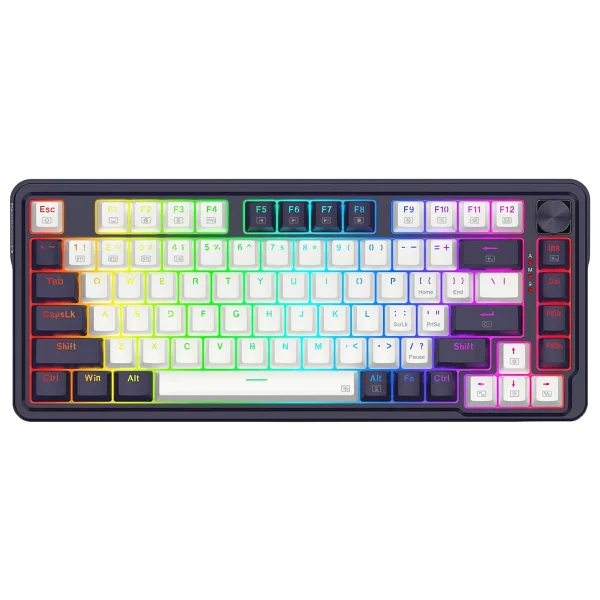 Redragon Ucal Pro K673cpg-RGB-Pro RGB %75 Tkl Kablolu/Kablosuz Mekanik Oyuncu Klavyesi - Görsel 2