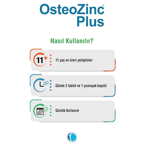 Osteozinc Plus 60 Tablet + 30 Yumuşak Kapsül - Görsel 6