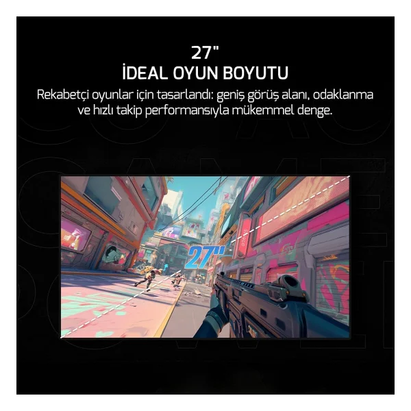 Gamepower Kaze T20 27" 0.5 ms Full HD IPS 240 Hz Oyuncu Monitörü - Görsel 4