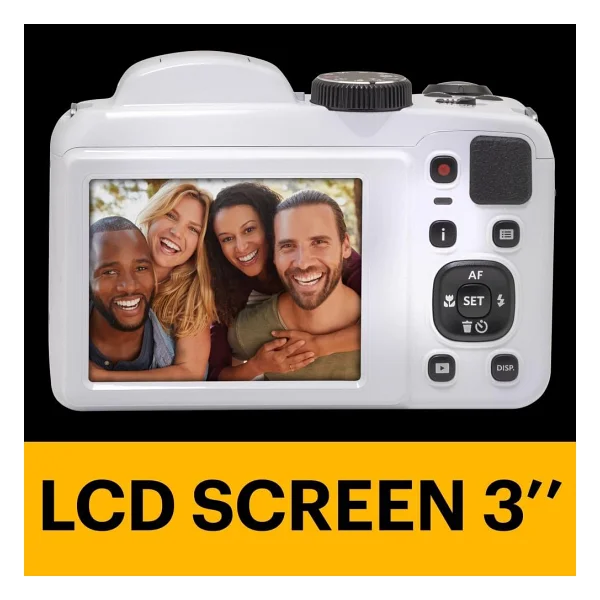 Kodak Pixpro Astro Zoom AZ255 Beyaz Dijital Fotoğraf Makinesi - Görsel 5