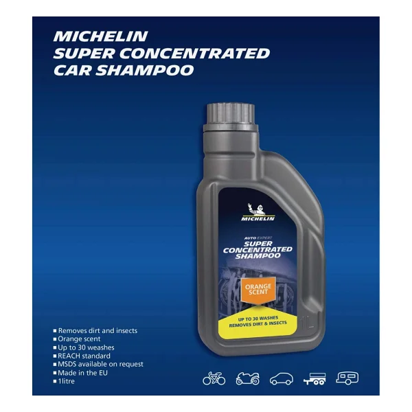 Michelin MC31456 1 lt Portakal Kokulu Oto Şampuanı - Görsel 3