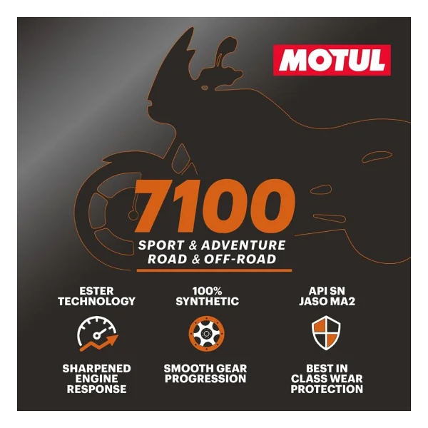 Motul 7100 15w-50 4t 4 Lt Motosiklet Yağı - Görsel 6