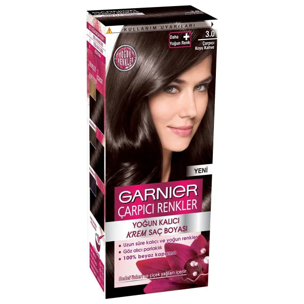 Garnier Çarpıcı Renkler 3.0 Çarpıcı Koyu Kahve Saç Boyası - Görsel 9