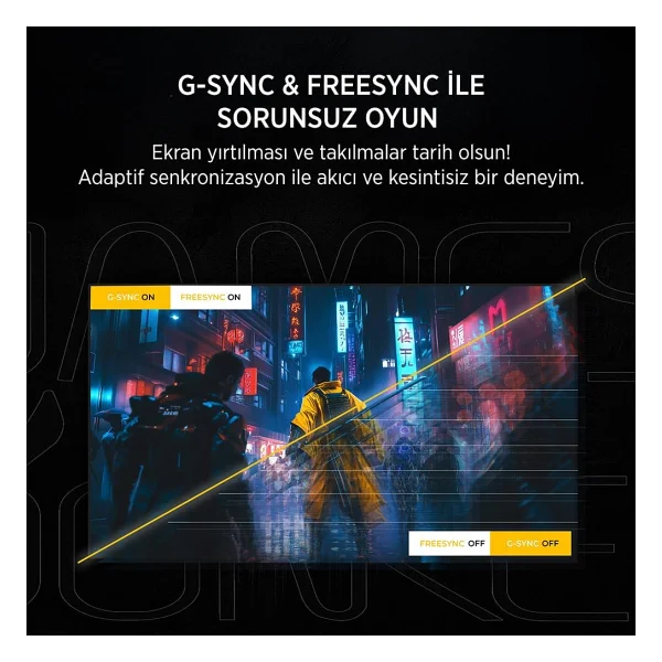James Donkey Rion R10 24" 1 Ms Full HD Curved 144 Hz Oyuncu Monitörü - Görsel 7