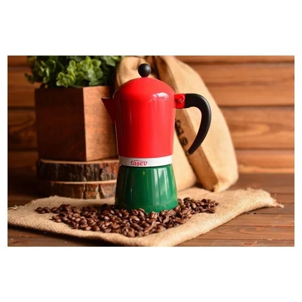 Taşev T1197 Adamo 6 Fincan Moka Pot - Görsel 3