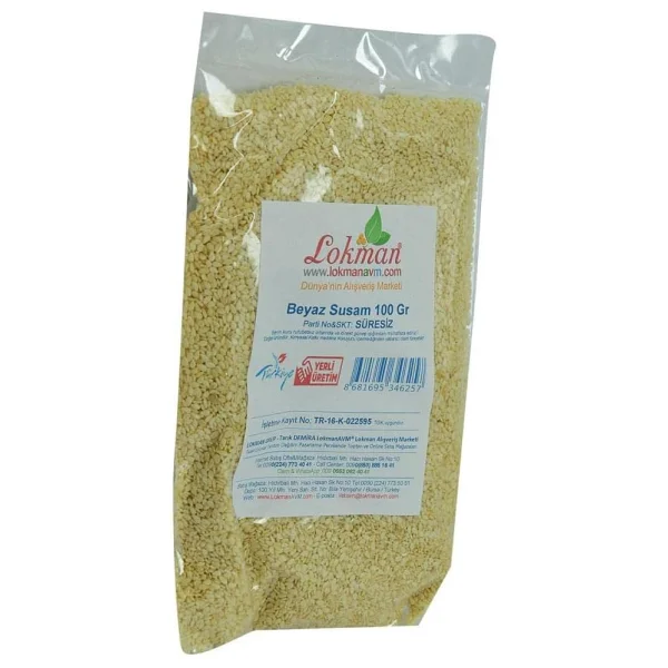 Lokmanavm Beyaz Susam 100 Gr - Görsel 3