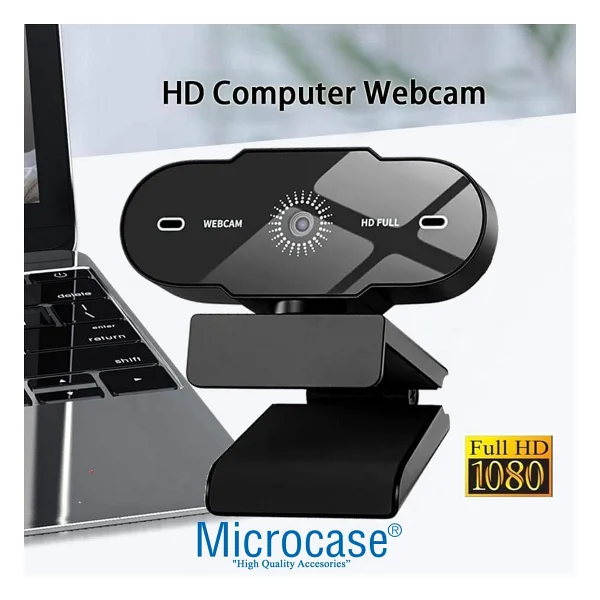 Microcase Al5149 Full HD Mikrofonlu Webcam - Görsel 2
