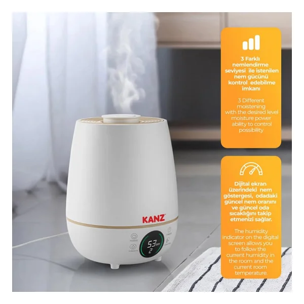 Kanz Knz-0734 Dijital Buhar Makinesi - Görsel 5