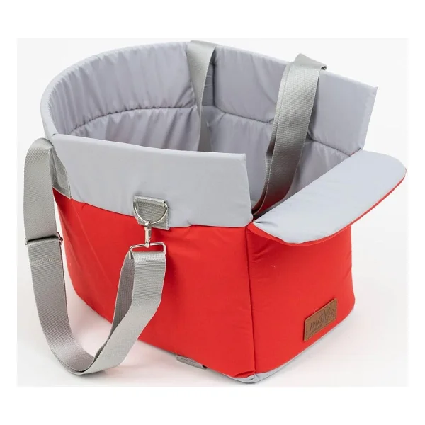 Reyo Max Design Kedi Köpek Taşıma Çantası Kırmızı - Seyahat için Hafif ve Hava Alabilen Evcil Hayvan Çantası - Görsel 4