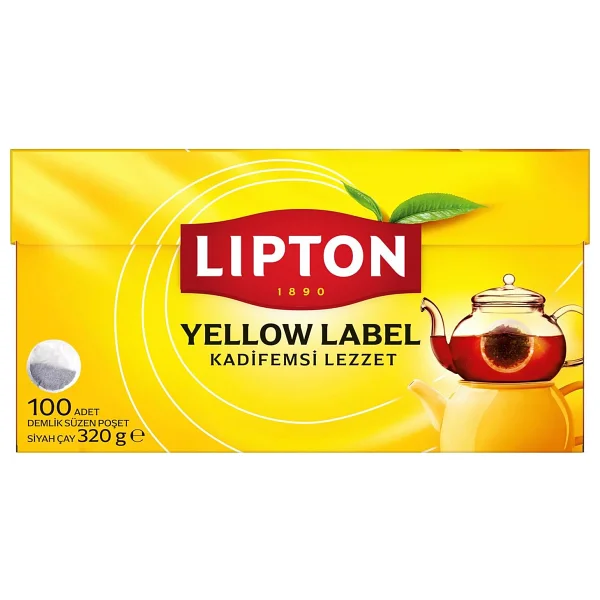 Lipton Yellow Label Demlik Poşet Çay, 100'lü, 320g - Görsel 8