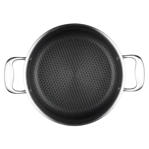Leggno Elite Pro 3Ply Petek Dokulu 28 cm Derin Tencere - Görsel 5