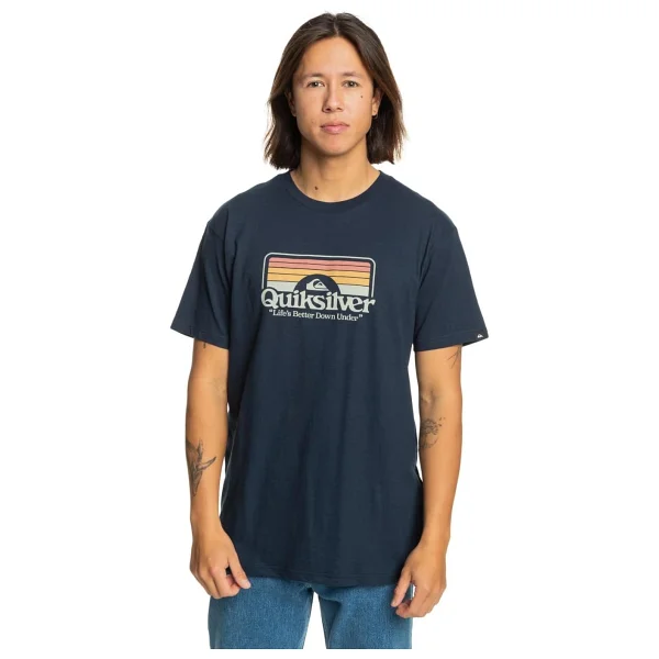 Quiksilver Step Inside EQYZT07678 Kısa Kollu Bisiklet Yaka Erkek Tişört - Görsel 7