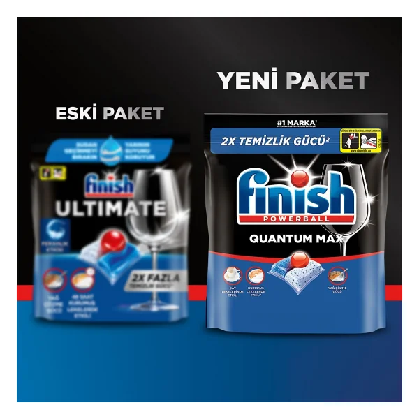 Finish Quantum Max Bulaşık Makinesi Tableti 85'li 2 Adet - Görsel 5