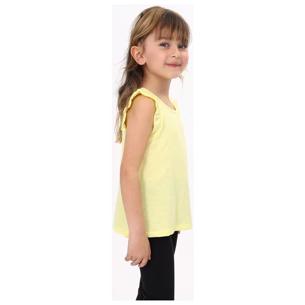 Toontoy Kız Çocuk Atlet - 5 Yaş - Açık Sarı - Görsel 4
