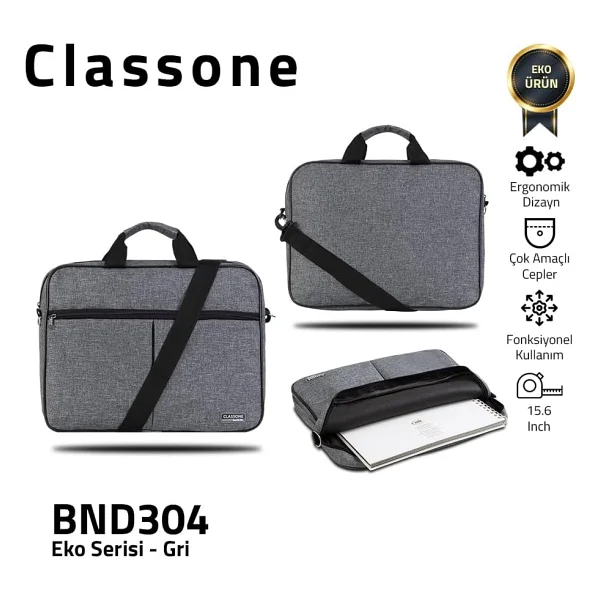Classone Eko2 15.6'' Laptop Çantası - Görsel 2