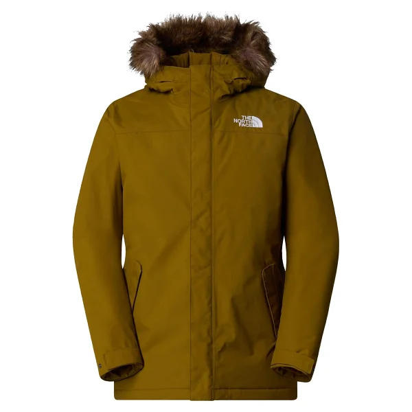 The North Face Zaneck Nf0a4m8hkx71 Kapüşonlu Kürklü Koyu Siyah Erkek Mont - Görsel 7