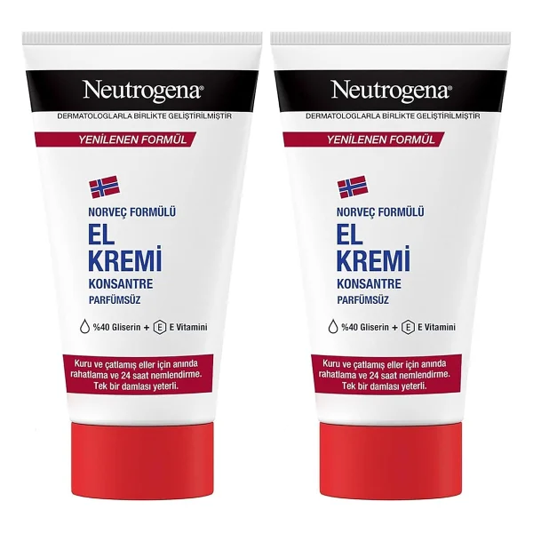 Neutrogena Norveç Formülü El ve Dudak Bakım Seti - Konsantre Kokusu Olmayan El Kremi 75 ml + Dudak Balmı Stick 4,8 g, Kuru Eller ve Dudaklar İçin Nemlendirir, Onarır ve Korur, Tek Paket Satılır - Görsel 8