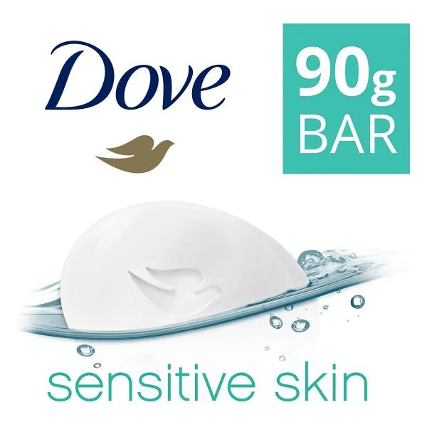 Dove Beauty Cream Bar Sensitive Skin Nemlendirici Krem 90 g (4 paketi) - Görsel 2
