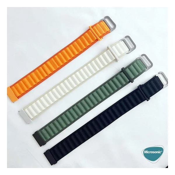 Microsonic Huawei Watch Gt3 46mm Alpine Loop Siyah Kordon - Görsel 5