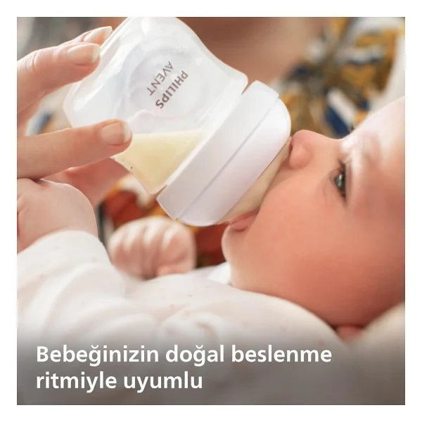 Philips Avent SCY673/01 Natural Response Airfree Valfli Biberon 260 ml - Görsel 6