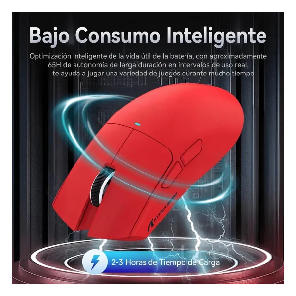 Attack Shark X11 Şarjlı Makrolu Ergonomik Optik Kablolu/Kablosuz Oyuncu Mouse - Görsel 2