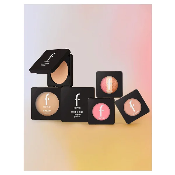 Flormar Yüksek Pigmentli & Yarı Mat 091 Medium Cream Rose 11 gr Kompakt Pudra - Görsel 6