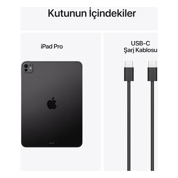 iPad Pro M5 Wi-Fi + Cellular 1 TB 11" Me2u4tu/A Uzay Siyahı Tablet - Görsel 6