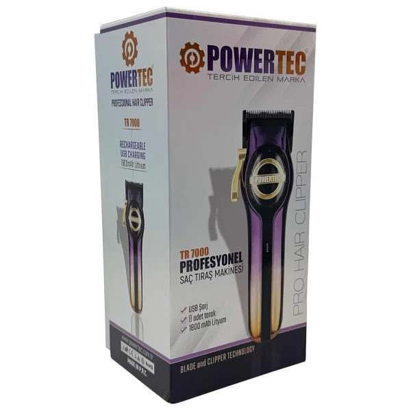 Powertec TR-7000 Sakal ve Saç Kesme Makinesi - Görsel 6