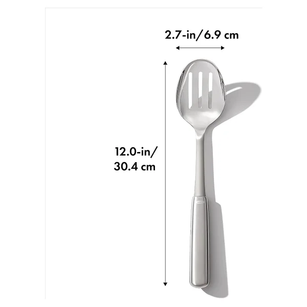 OXO - Good Grips OXO Çelik Yivli Pişirme Kaşığı - Görsel 4