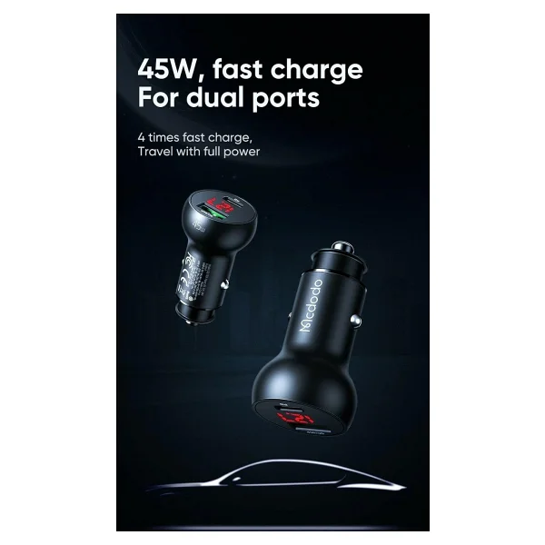 Mcdodo CC-7030 45 W USB Type-C Araç Şarj Aleti - Görsel 8