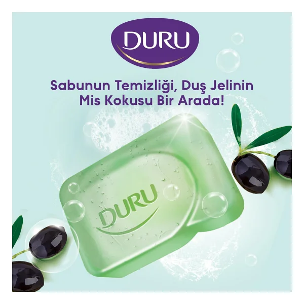 Duru Natural Olive Zeytinyağı Özlü 4x150 Gr Banyo Sabunu - Görsel 4
