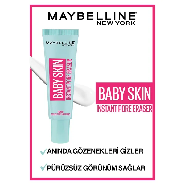 Maybelline New York Baby Skin Pore Eraser Gözenek Kapatıcı 22 Ml Makyaj Bazı - Görsel 3