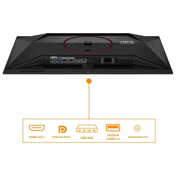 AOC Q27G4SDR 26.5" 0.03 ms 2K Pivot 360 Hz OLED Oyuncu Monitörü - Görsel 5