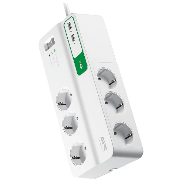 Schneider Electric APC PM5U-GR 918 Joule Anahtarlı USB'li 1.8 m 5'li Akım Korumalı Priz - Görsel 7
